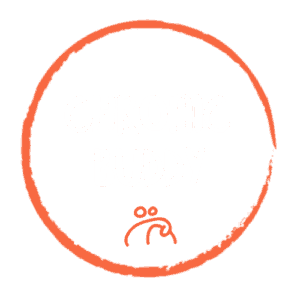 Logo de Chronic Buddy est composé d'un cercle couleur corail à l'intérieur duquel est écrit Chronic Buddy. En dessous du titre se trouve un dessin de deuc compagnons qui se tiennent par l'épaule